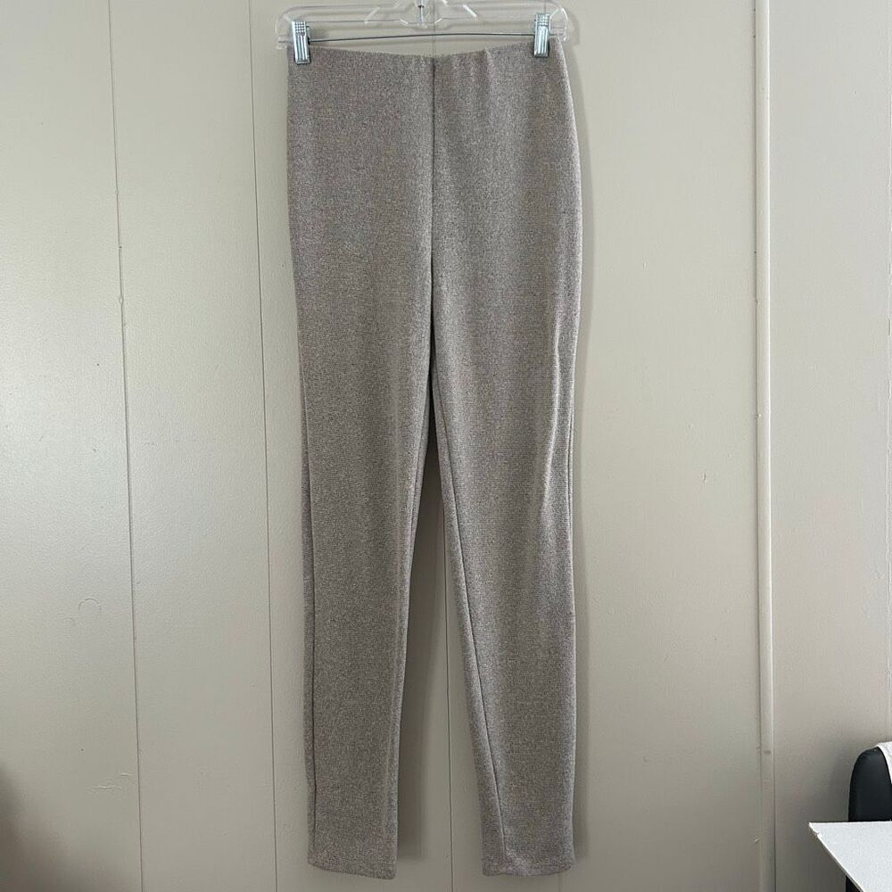 Windsor Taupe Knit Twist Front Crop Top & High Waist Pants Set – Size L - Picture 5 of 15